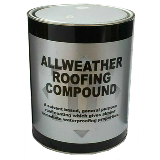 Am image of a 5 litre tin of Rose Roofing All Weather Roof Coating