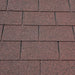 Supaflex Square Felt Roof Shingles: Antique Red (2.61m2)