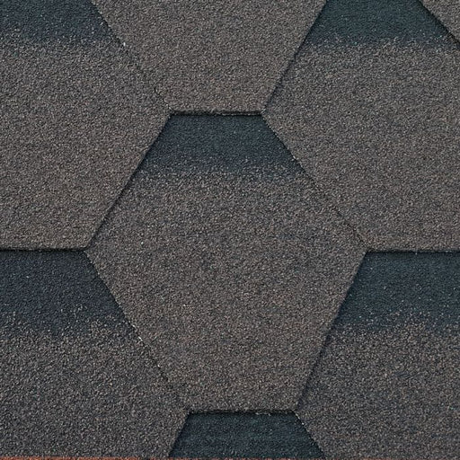 Supaflex Hexagonal Felt Roof Shingles: Autumn Brown (2.61m2)
