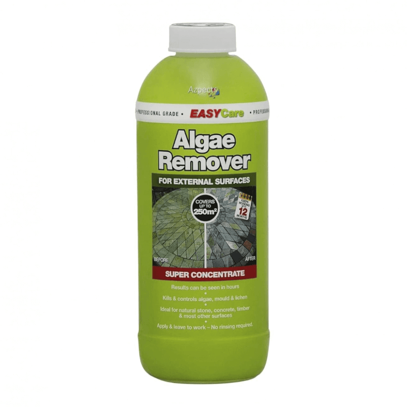 An image of Azpects EASYCare Algae Remover in a 1 Litre bottle