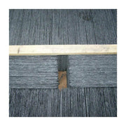 A close-up view of a Benuza Blue heavy slate roofing material with visible thickness and texture.