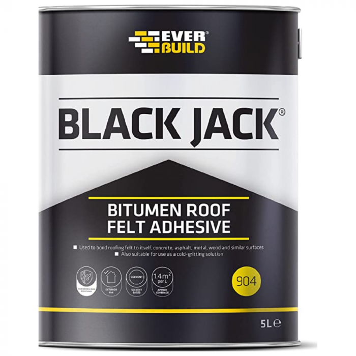 BlackJack 904 Bitumen Felt Adhesive: 5ltr