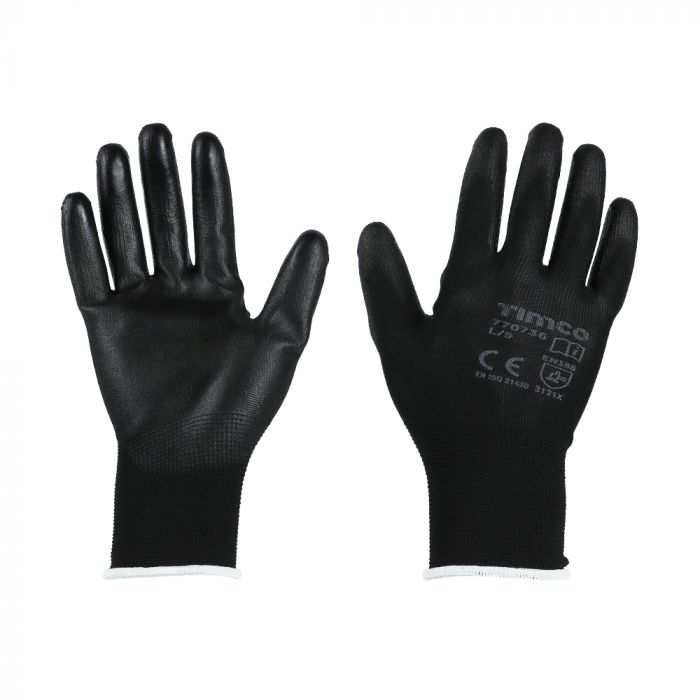Durable Grip Glove PU: L