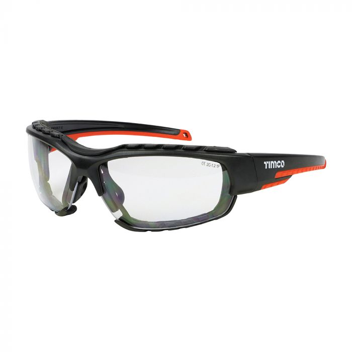 FoamGuard Sport Safety Glasses: One Size