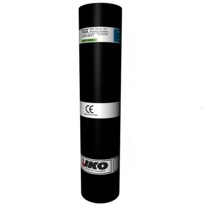 IKO TGX SBS Torch On Capsheet (Green): 8m x 1m