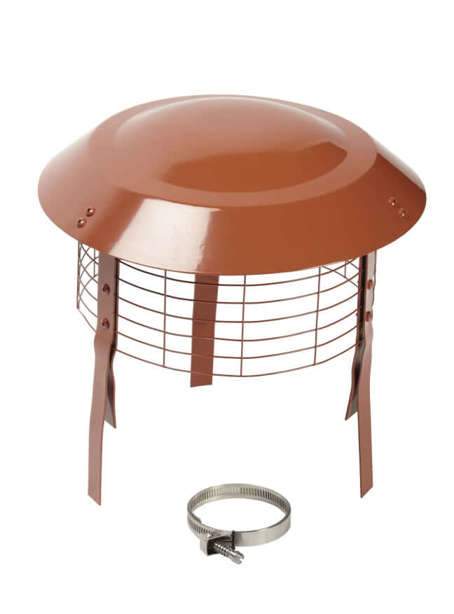 An image of a mad cowls junior multifuel birdguard in Terracotta