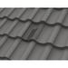 An image of Manthorpe Single Pantile Tile Vent in Slate Grey on a roof to show the finish.