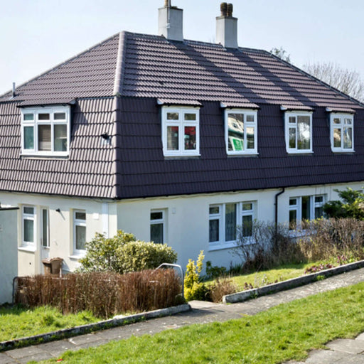 An image of a roof fitted with Marley Ludlow Major Slates.