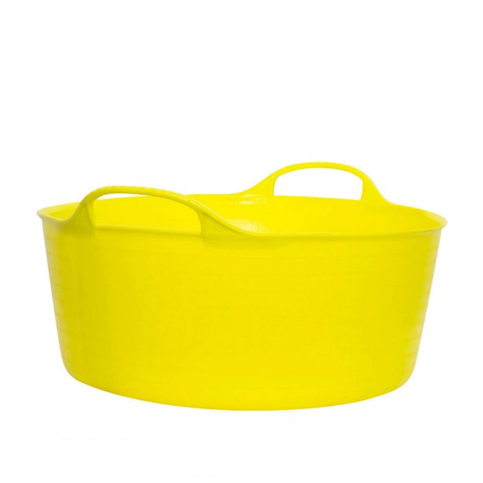 Red Gorilla Small Shallow Tub, Yellow: 15ltr