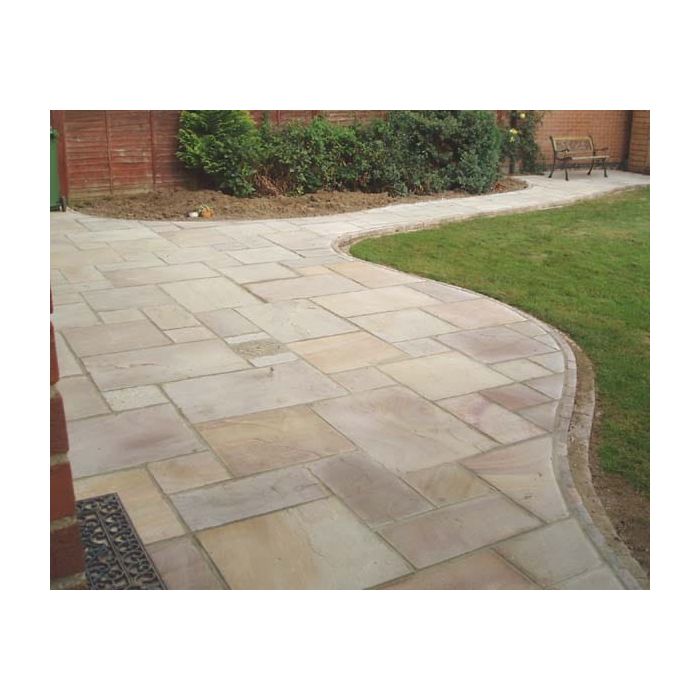 Rippon Buff Indian Paving: mÂ² Packs | Patio | Ashbrook Roofing ...