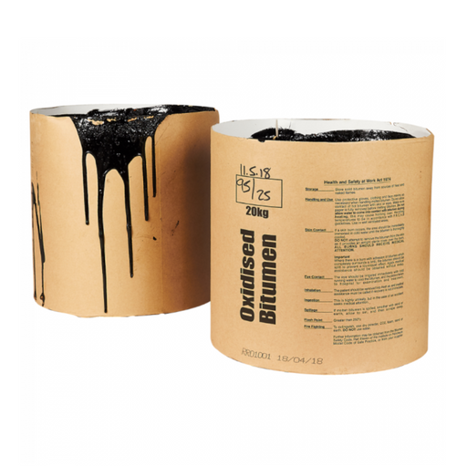 An image of a 20Kg bitumen keg by Rose roofing.