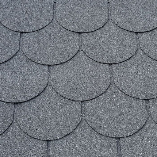 Supaflex Fishscale Felt Roof Shingles: Slate Grey (2.61m2)