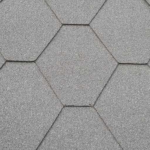 Supaflex Hexagonal Felt Roof Shingles: Slate Grey (2.61m2)