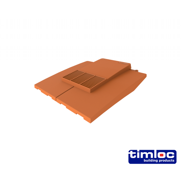 Timloc Plain Tile Vent, Terracotta
